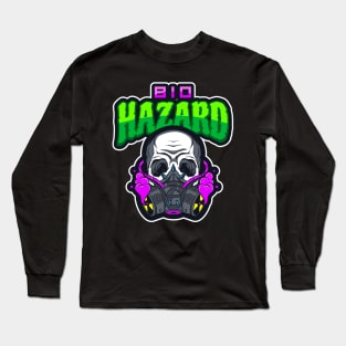 Apocalypse Bio Hazard Skull Long Sleeve T-Shirt